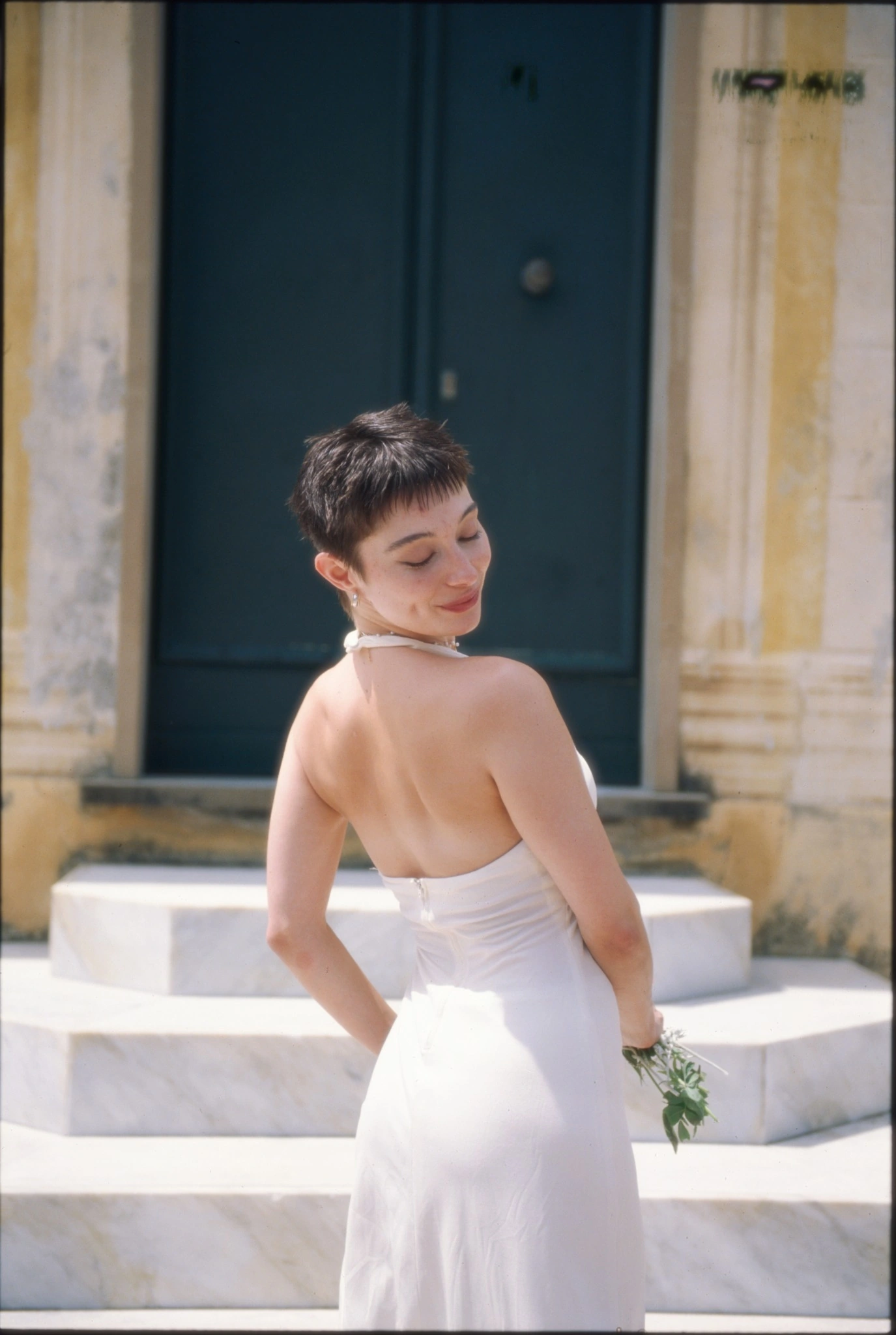 Kodak E100 film scan showing soft highlight glow from a dry drum scan