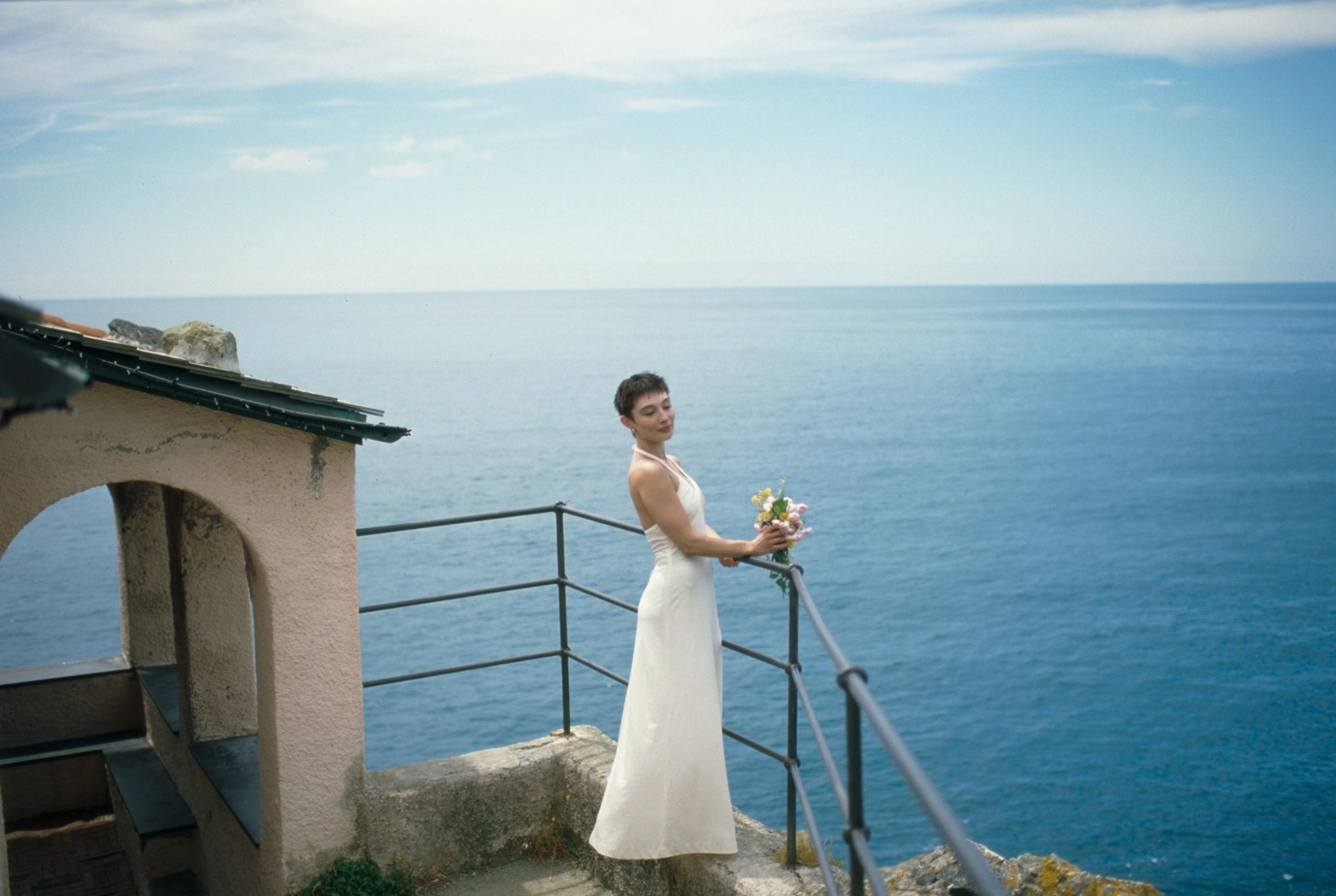 Kodak E100 film scan from the Cinque Terre area in Italy